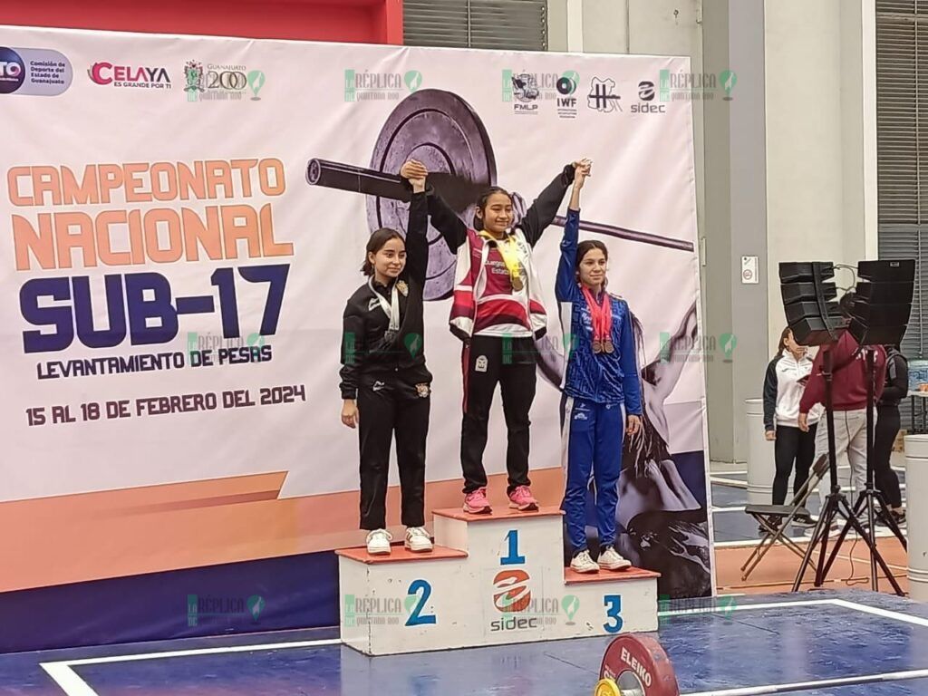 Quintana Roo conquista 26 medallas en el Campeonato Nacional Juvenil Sub-15 y Sub-17 de halterofilia