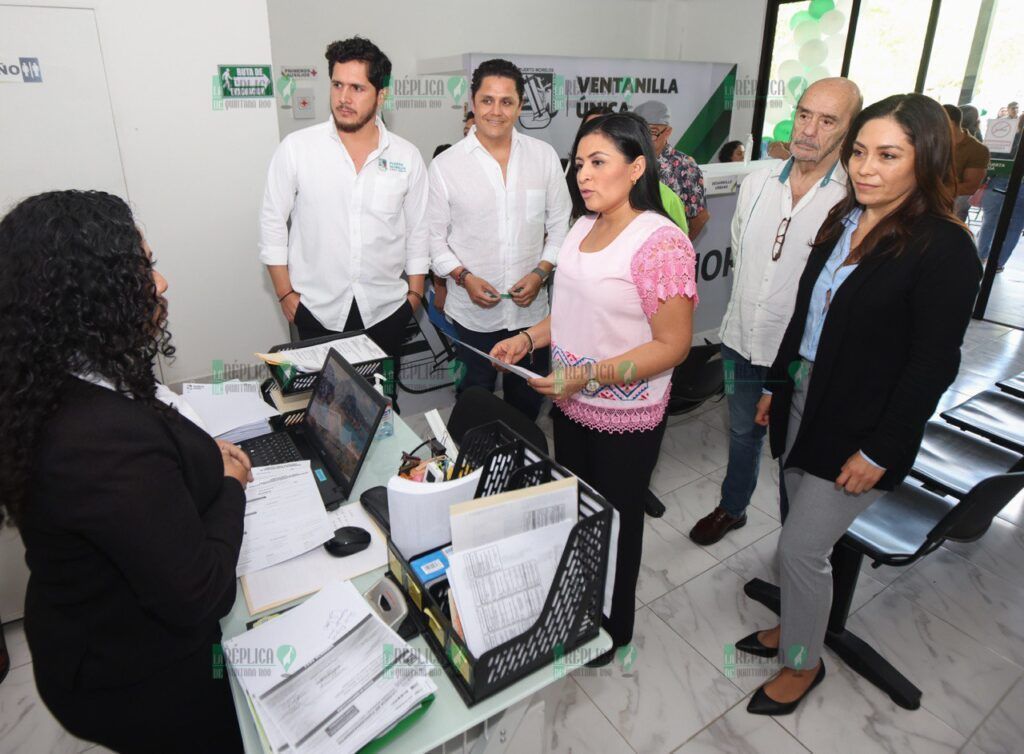 Inauguran oficialmente la ventanilla única de Puerto Morelos