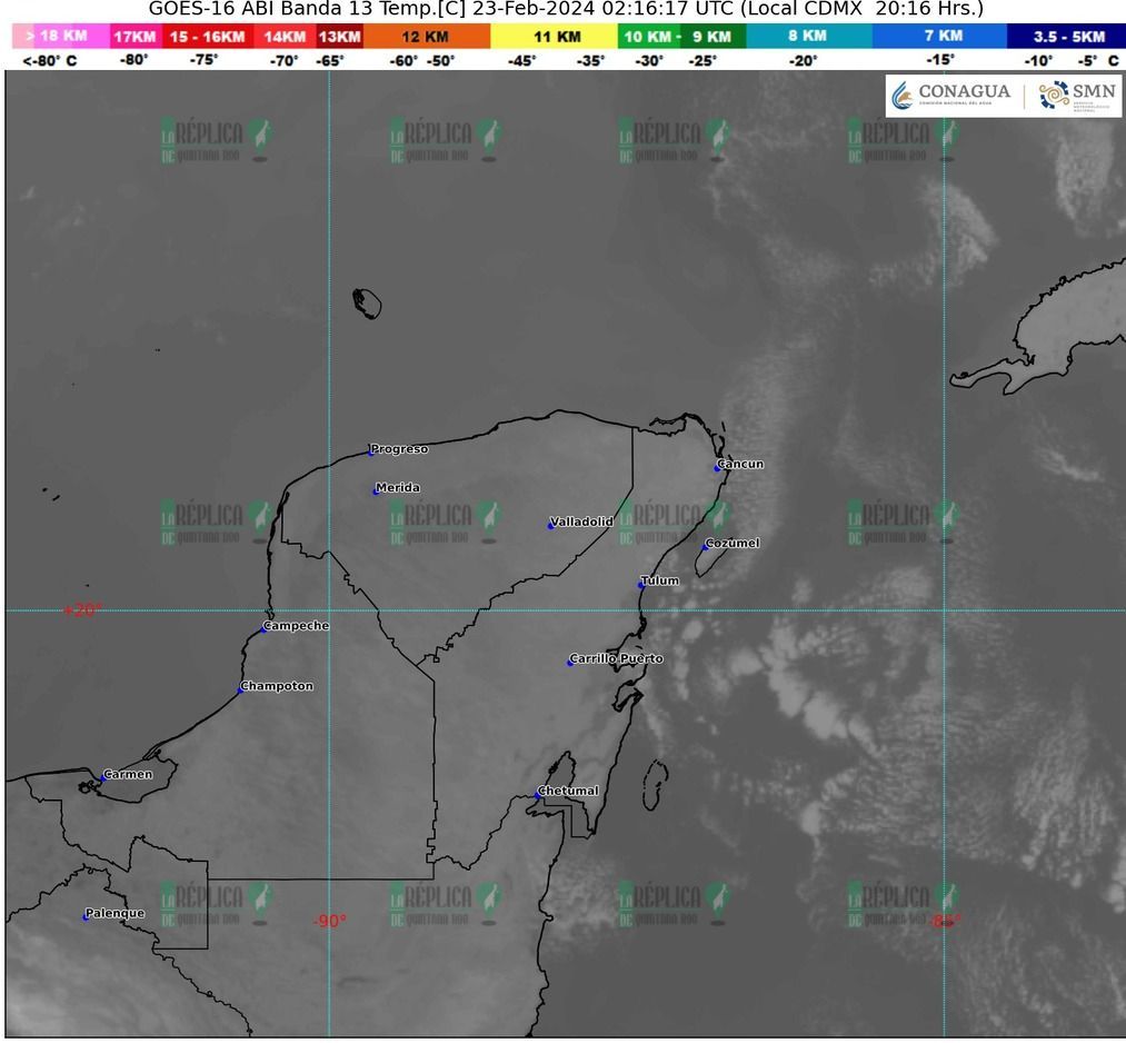 Sin lluvias en Quintana Roo