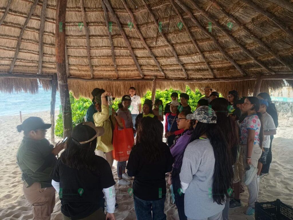 Estudiantes de Secundaria Técnica 23 se educan ambientalmente en Bahía Príncipe Riviera Maya