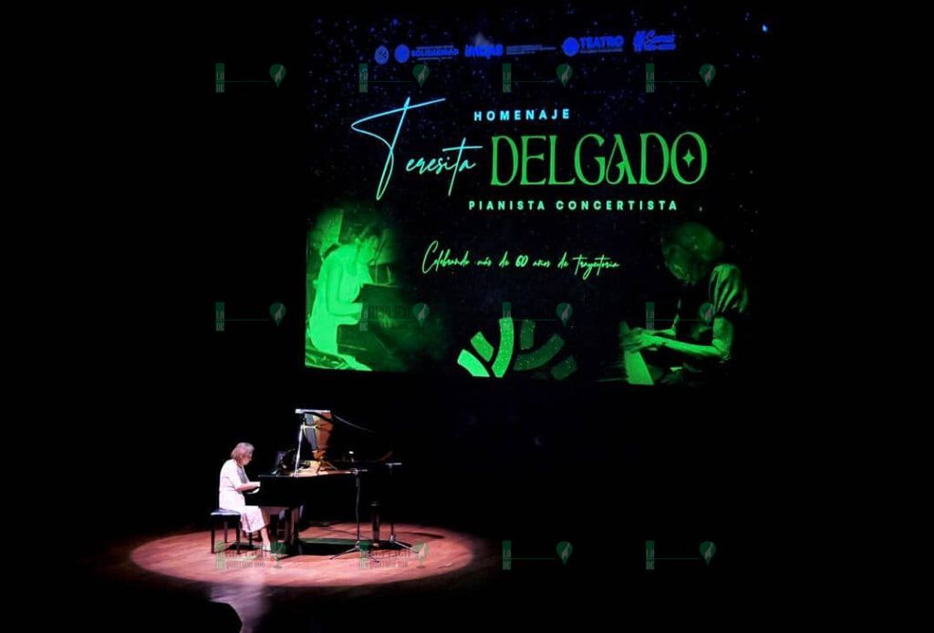 Homenaje a pianista y concertista Teresita Delgado