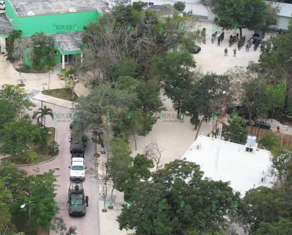 Despliegan a más de 200 elementos del Ejército y Guardia Nacional en Tulum