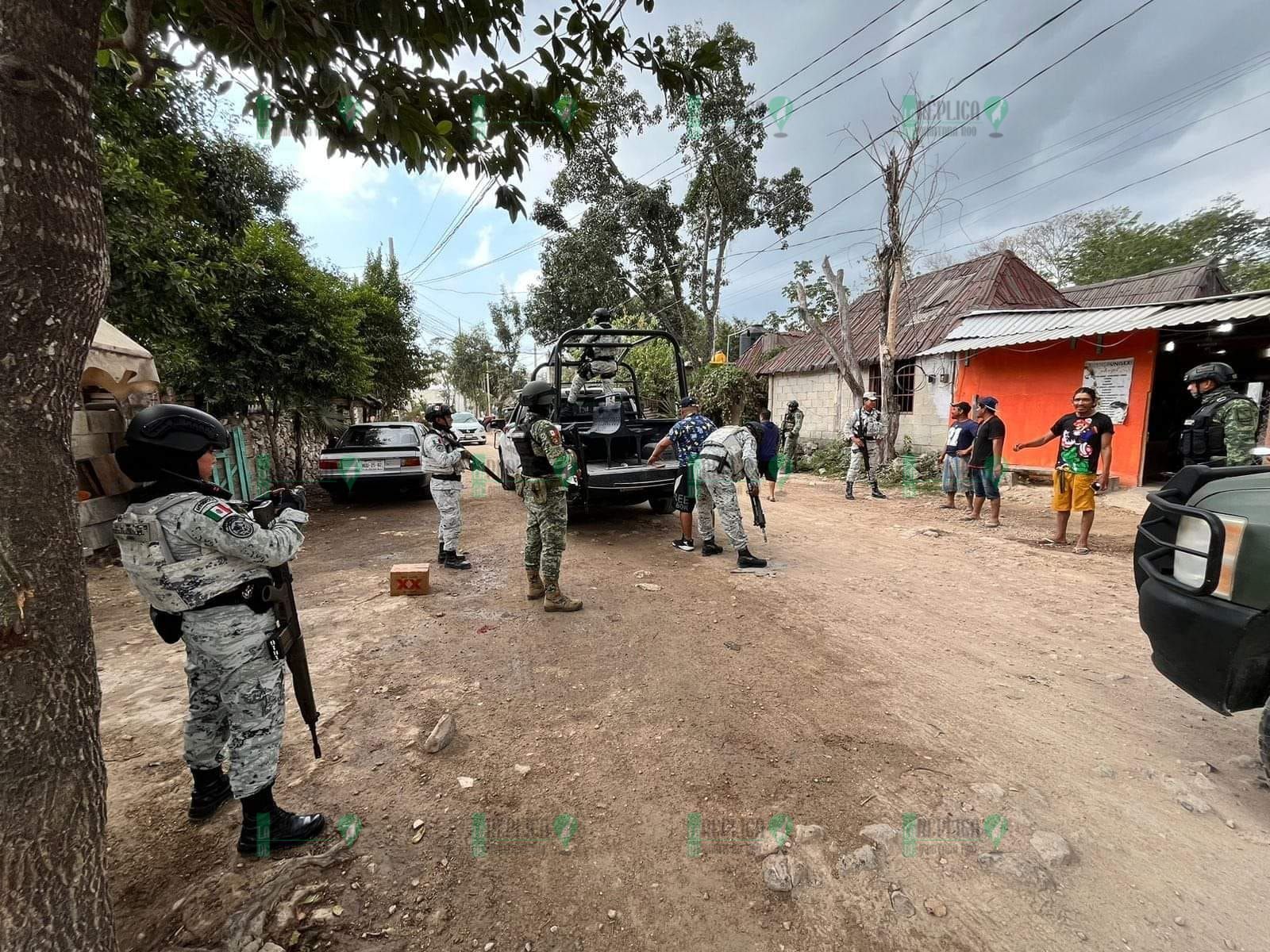 Despliegan a más de 200 elementos del Ejército y Guardia Nacional en Tulum