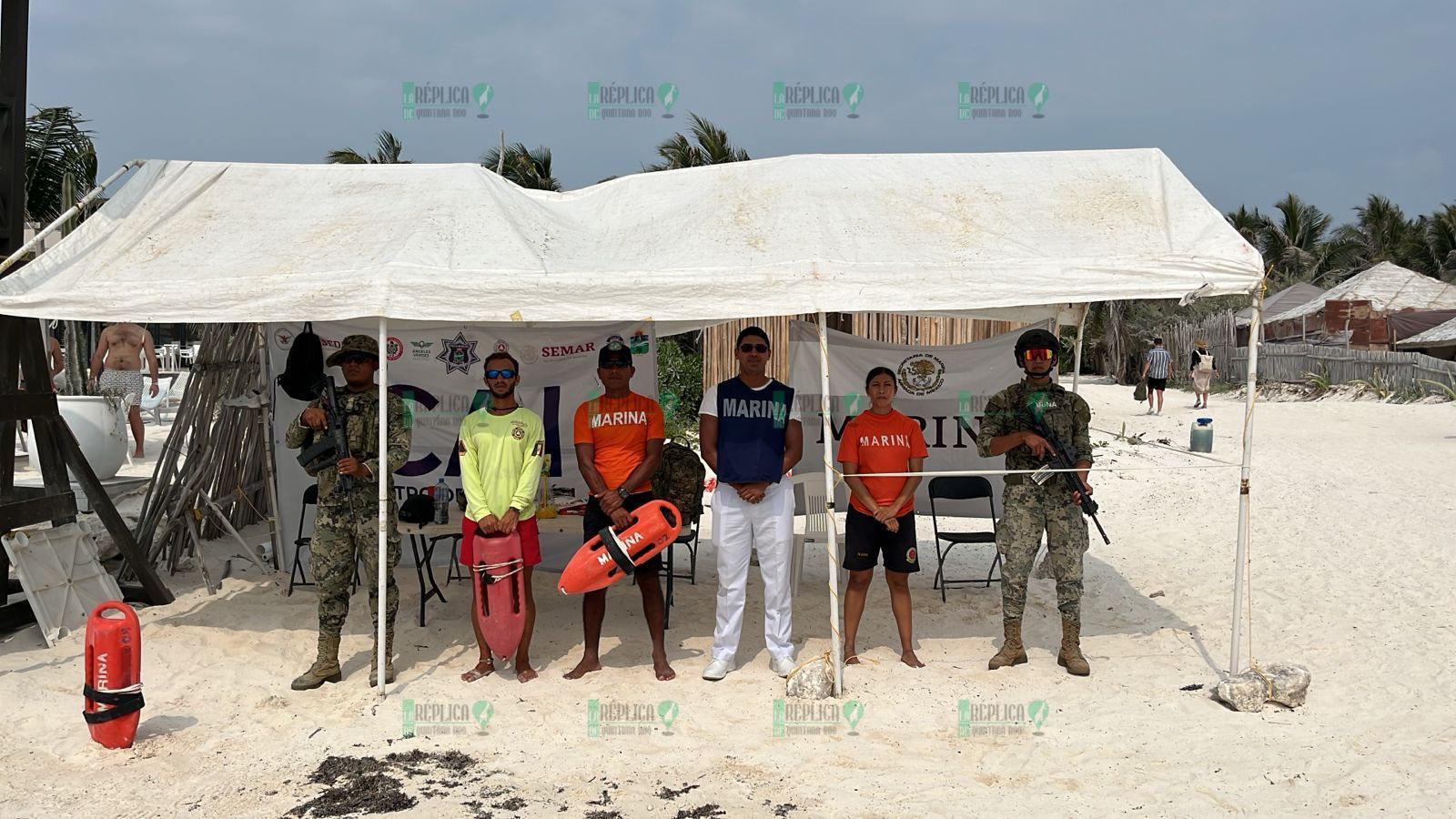 Saldo blanco durante la temporada vacacional de Semana Santa en Tulum