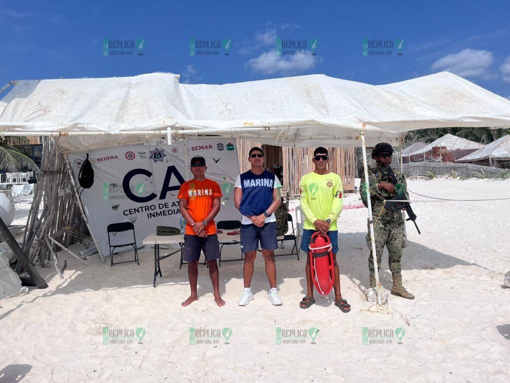 Saldo blanco durante la temporada vacacional de Semana Santa en Tulum