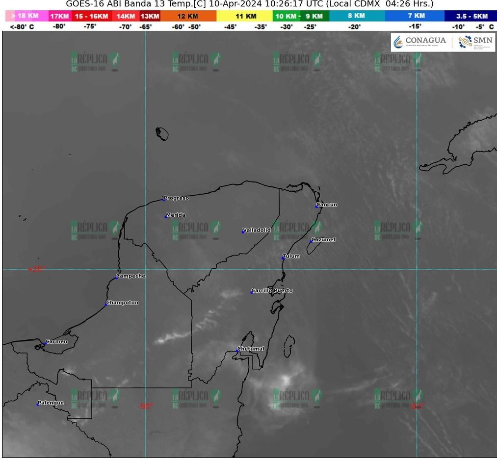 Afecta Frente Frío No. 45 a Quintana Roo
