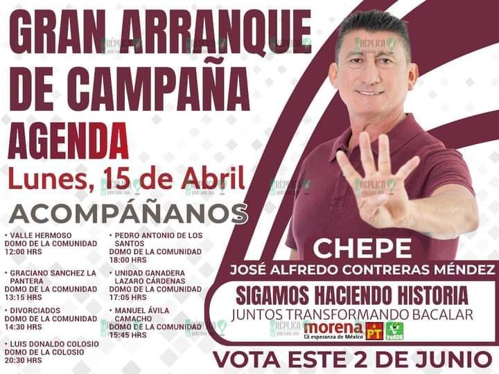 Comienzan campaña candidatos a legisladores y presidentes municipales en Quintana Roo