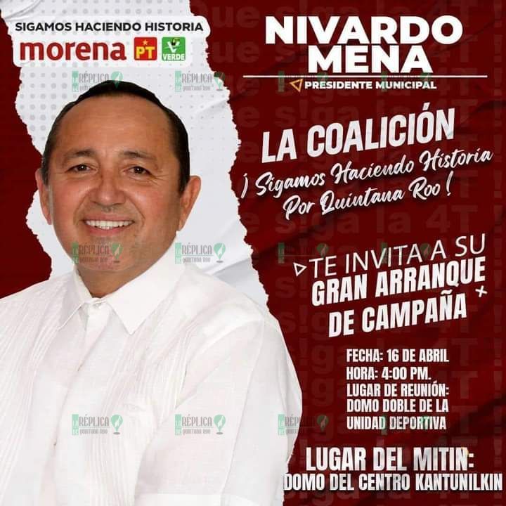 Comienzan campaña candidatos a legisladores y presidentes municipales en Quintana Roo