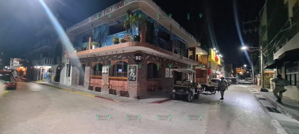 Hieren de bala a un hombre, durante una aparente riña en el bar 'Be' de Isla Mujeres; hay un detenido