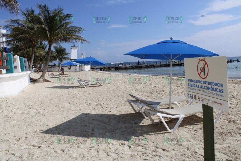 Verifican playas de Puerto Morelos certificadas con distintivo “Blue Flag”