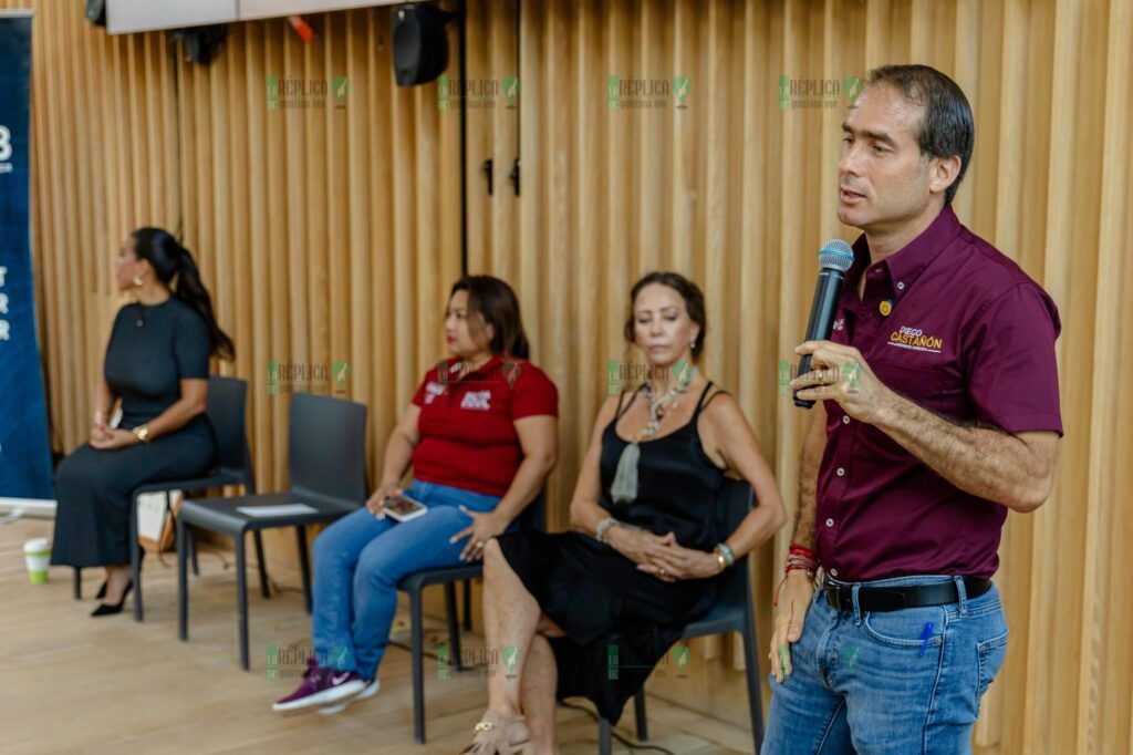 Diego Castañón va por el empoderamiento de las mujeres en la economía