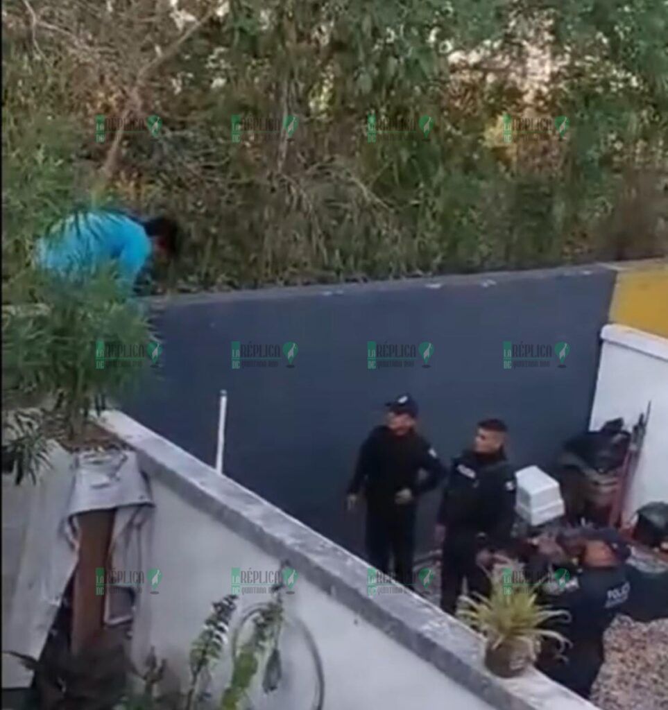 Sorprenden a sujeto que intentaba ingresar a una vivienda en Tulum