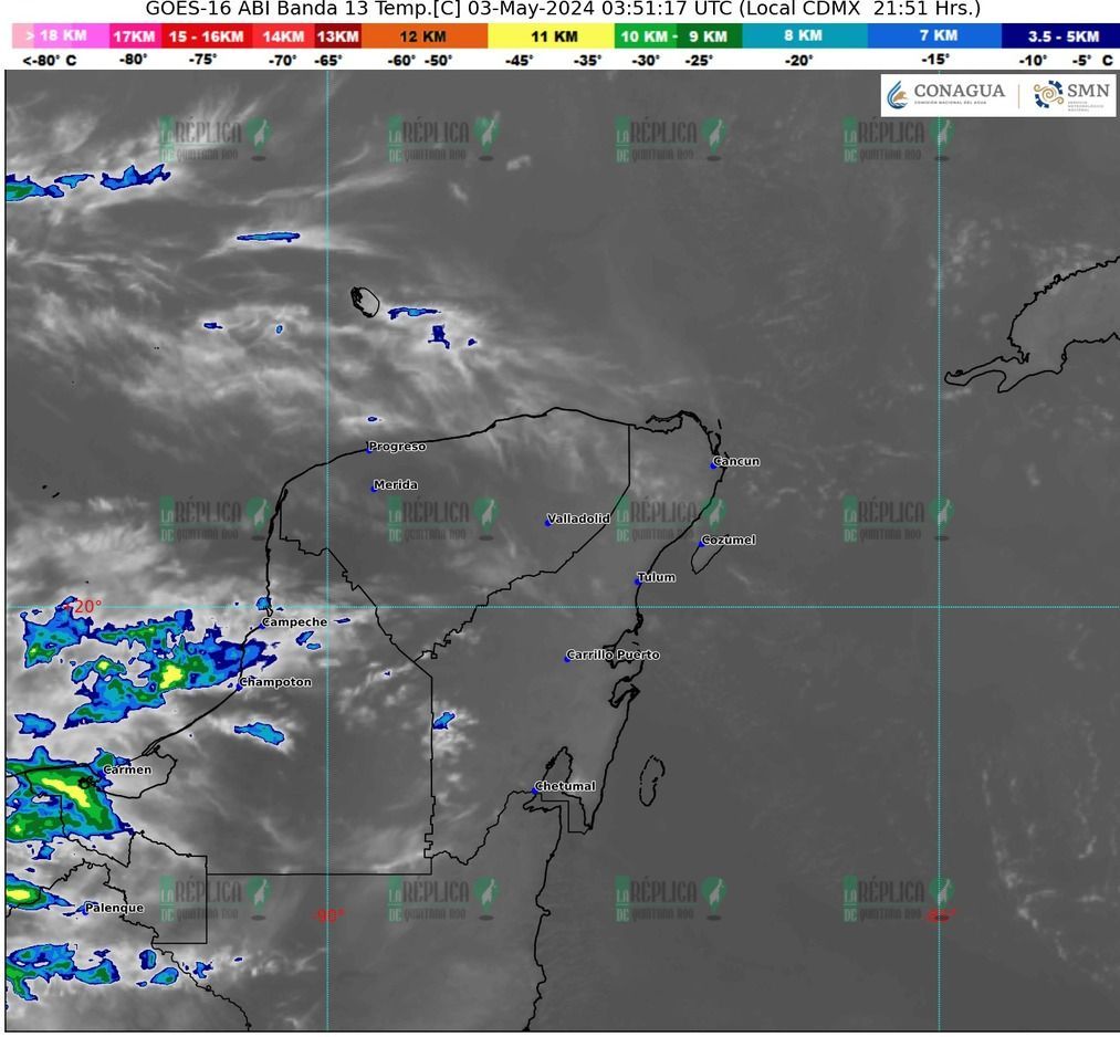 Abundante calor en Quintana Roo