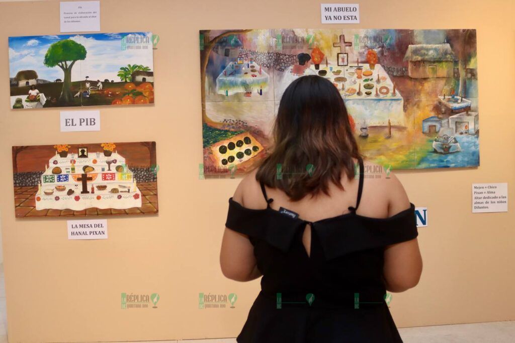 Montan exposición pictórica “Pinceles Mayas” en Puerto Morelos