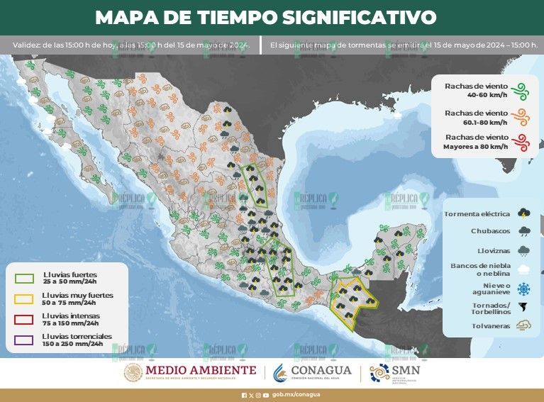 Podría presentarse chubascos en Quintana Roo