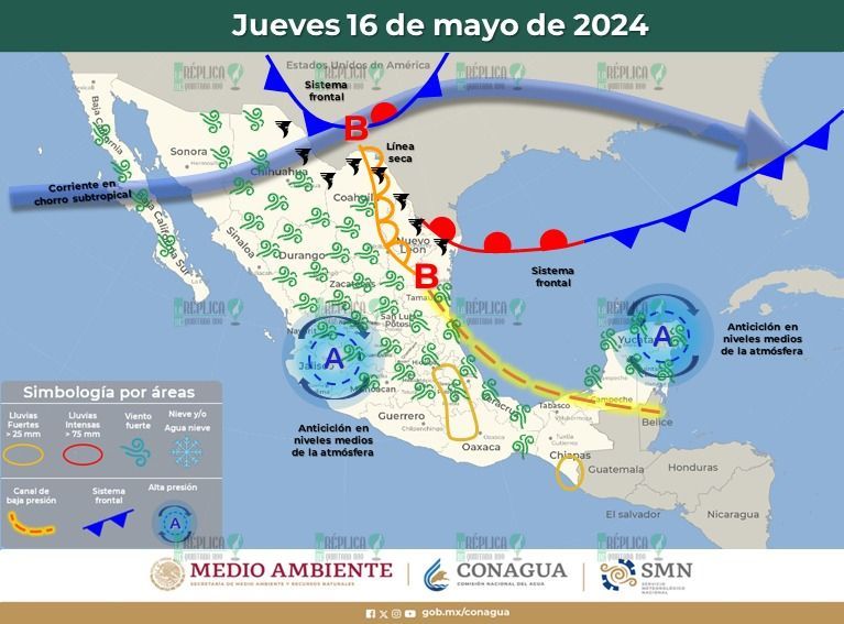 Lluvias aisladas y calor extremo para Quintana Roo