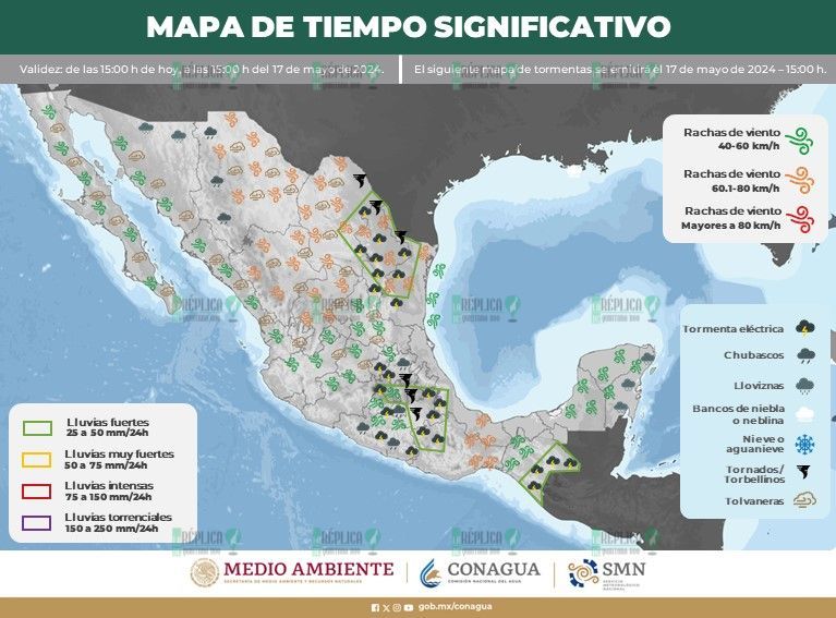 Anuncia SMN lluvias aisladas para Quintana Roo