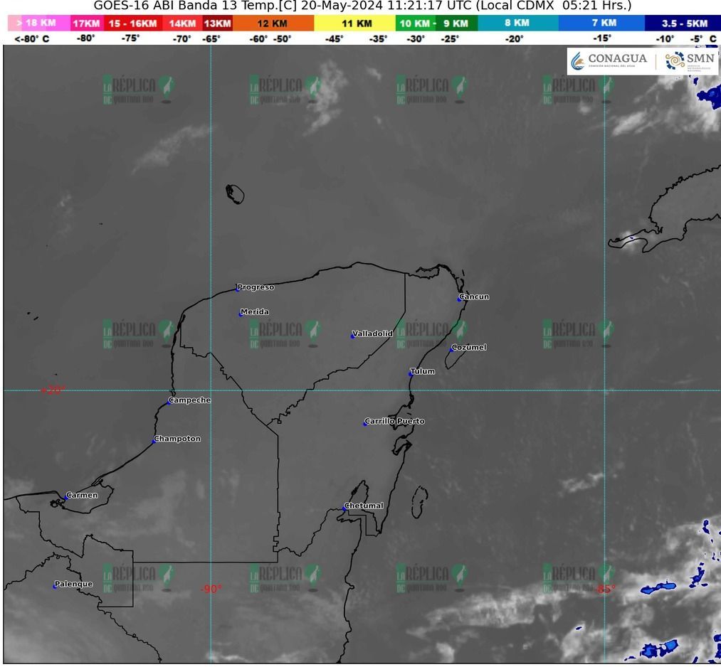 Muy poca lluvia en Quintana Roo