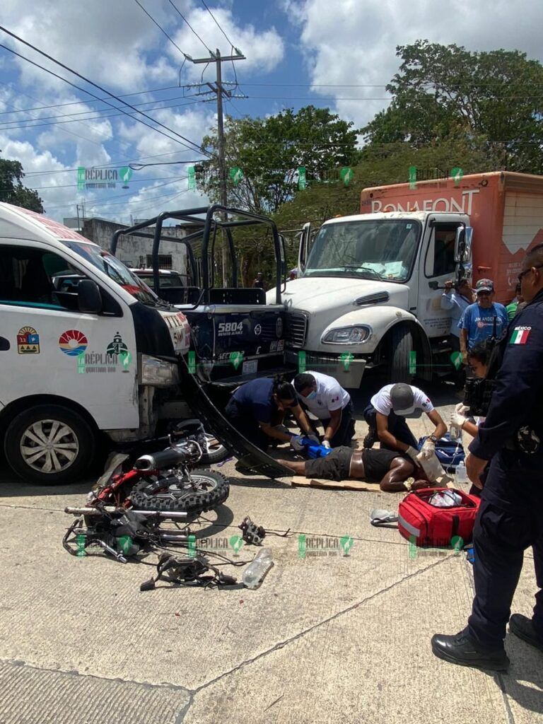 Persecución policial termina en accidente vial y con siete heridos, en la Región 221