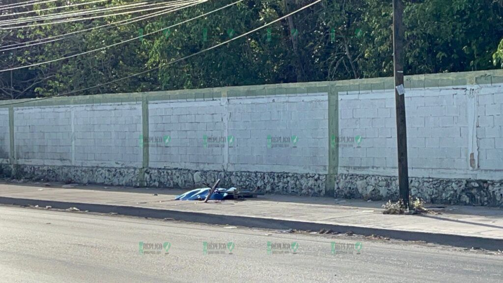 Ejecutan a un hombre en bicicleta frente a la Guarnición Militar de Cancún