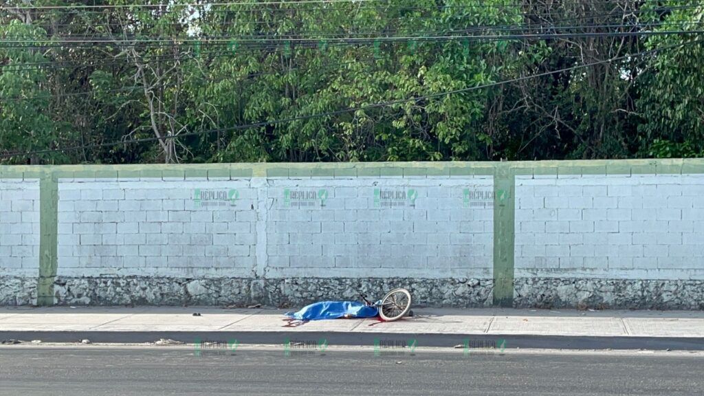 Ejecutan a un hombre en bicicleta frente a la Guarnición Militar de Cancún