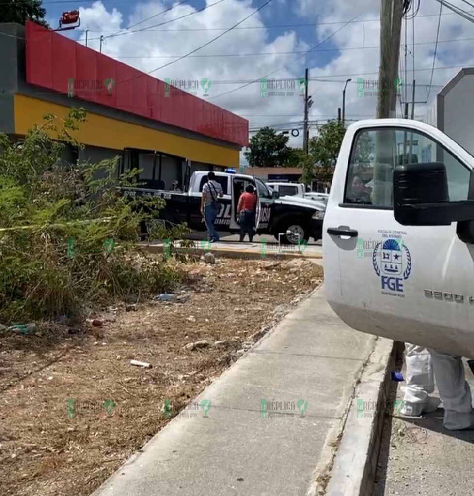 Hallan el cuerpo putrefacto de un hombre en área verde de Cancún