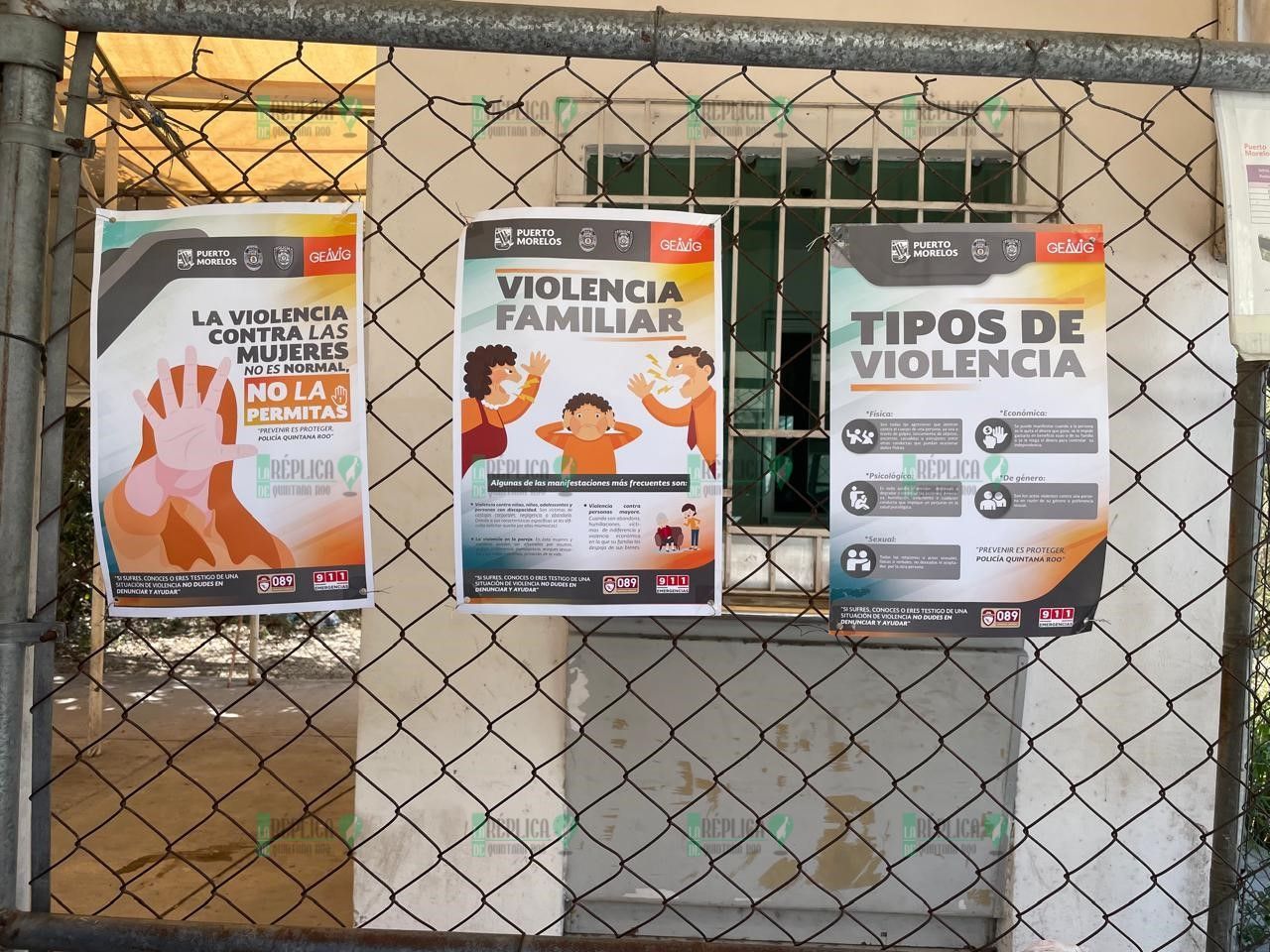 Jornada informativa contra la violencia intrafamiliar y de género en Puerto Morelos