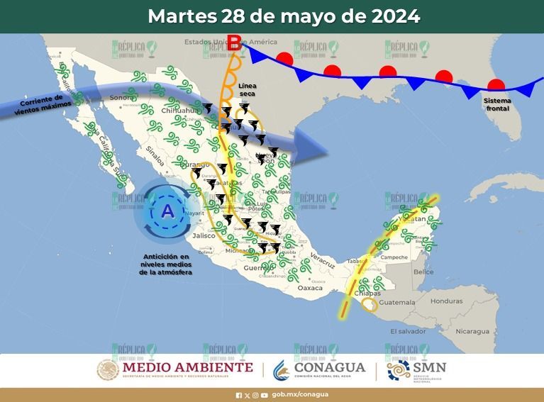 Posibles lluvias aisladas en Quintana Roo