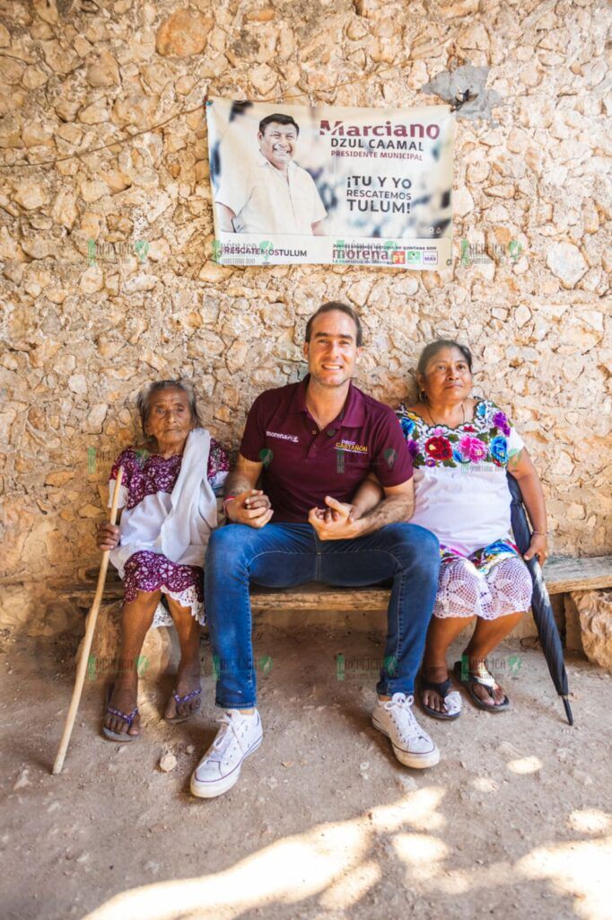 Diego Castañón visitó a todas las familias de Tulum: cumplirá cada compromiso