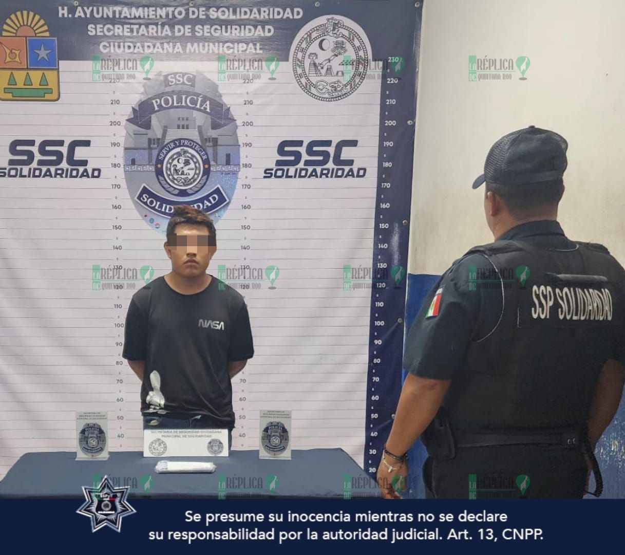 Aseguran en operativo a un sujeto por robo