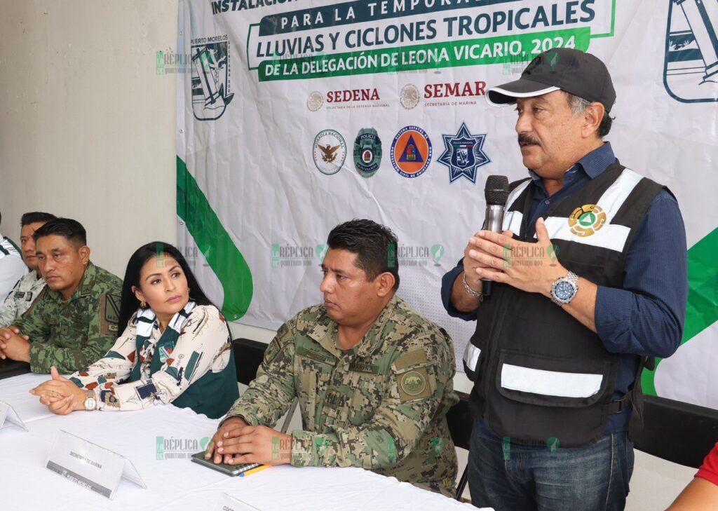 Instala Blanca Merari el subcomité operativo para la temporada de lluvias y ciclones tropicales en Leona Vicario