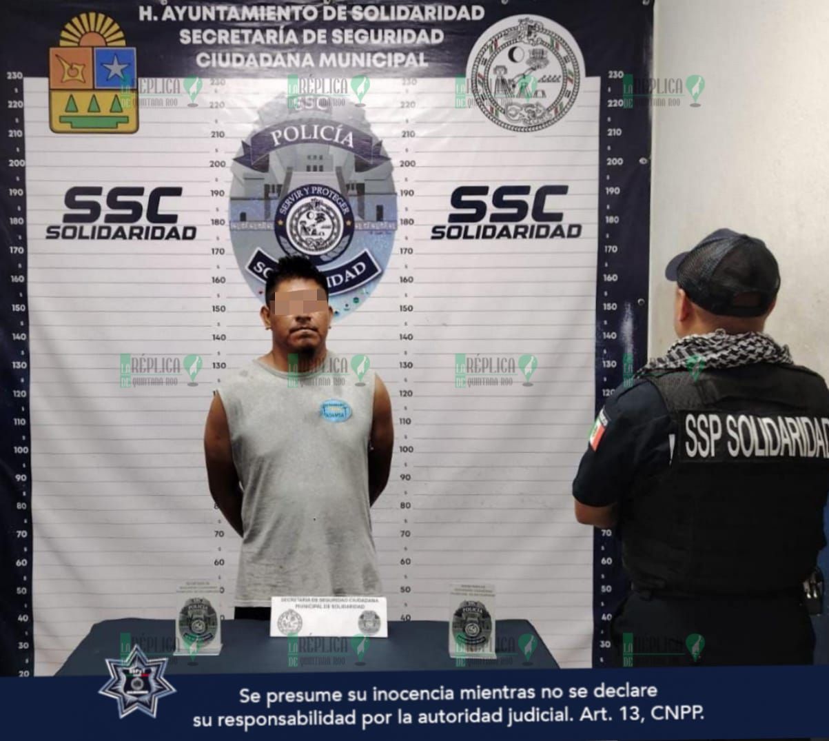 Detienen a sujeto por violencia familiar