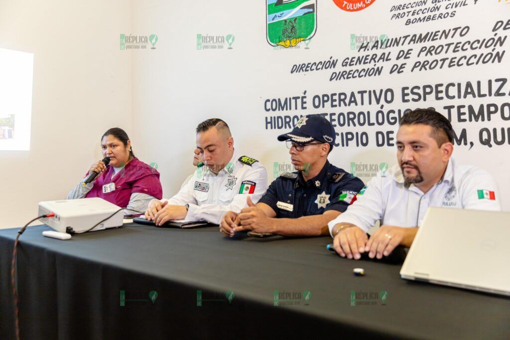 Comité en Fenómenos Hidrometeorológicos refuerza acciones en favor de las familias de Tulum