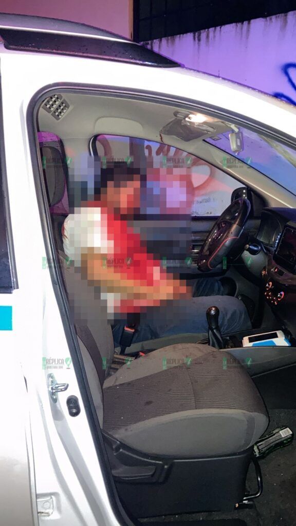 Recibe taxista balazo en la cabeza durante violento asalto en Playa del Carmen