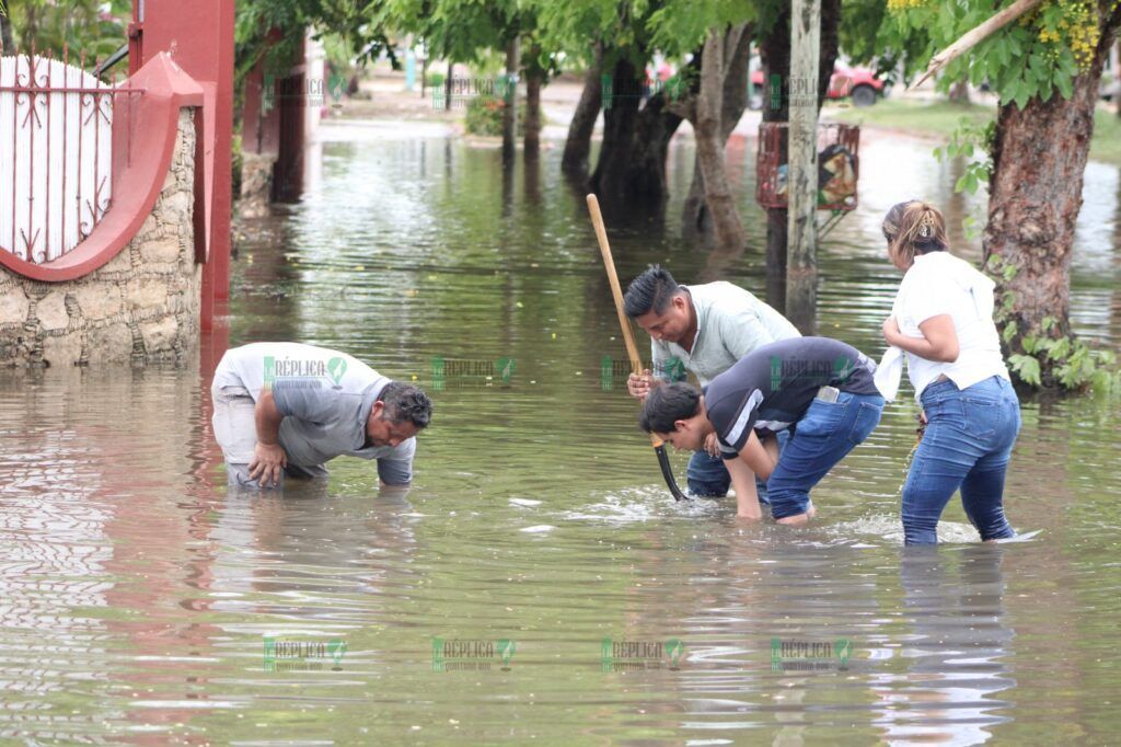 Brigada del SESESP desazolvó 48 viviendas afectadas por las lluvias