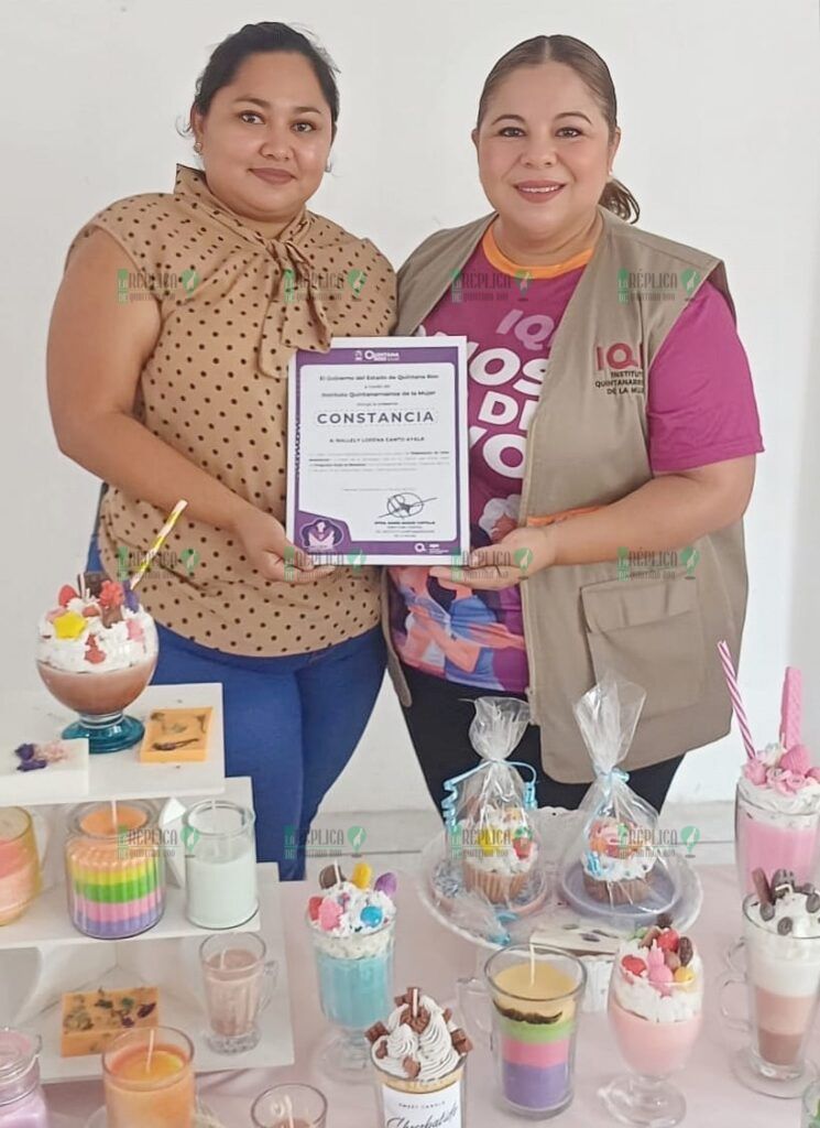 Clausura IQM curso de capacitación de velas aromáticas