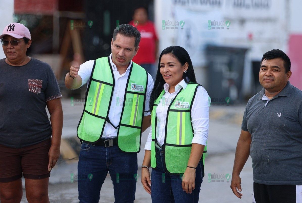 Supervisa Blanca Merari inicio de desazolve de pozos de absorción en Puerto Morelos