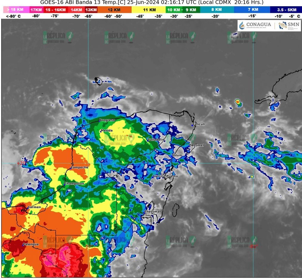 Para hoy pronostican disminución de lluvias en Q. Roo