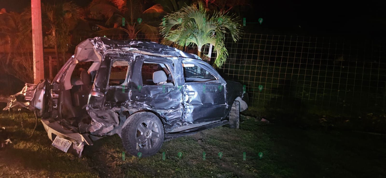 Choque en Punta Petempich deja 2 muertos y 1 herido