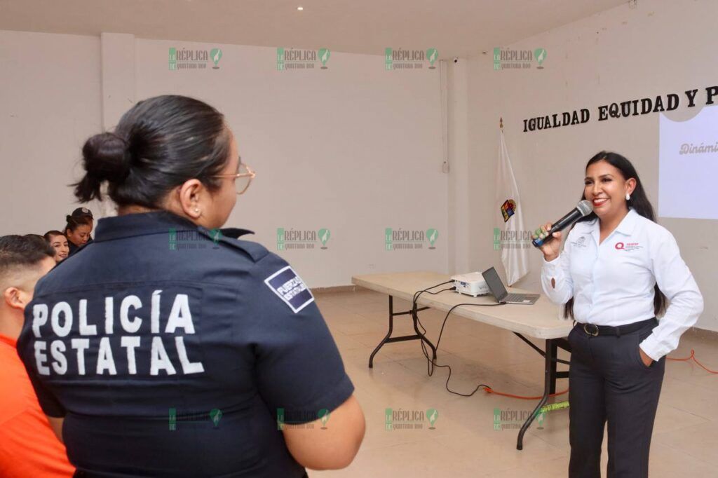 Refuerzan capacitación sobre igualdad, equidad y perspectiva de género entre policías de Puerto Morelos