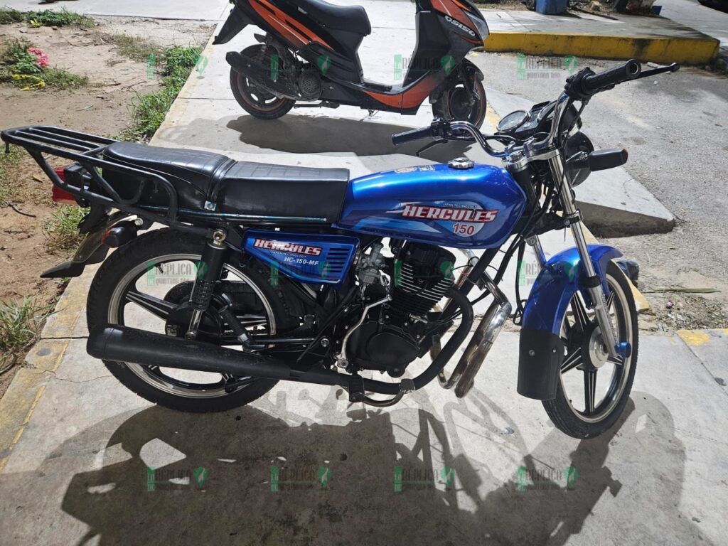 Recuperan 2 motos robadas en Villas del Sol