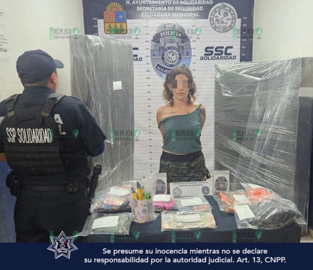 Detienen a mujer por robo a casa en Palmas 2