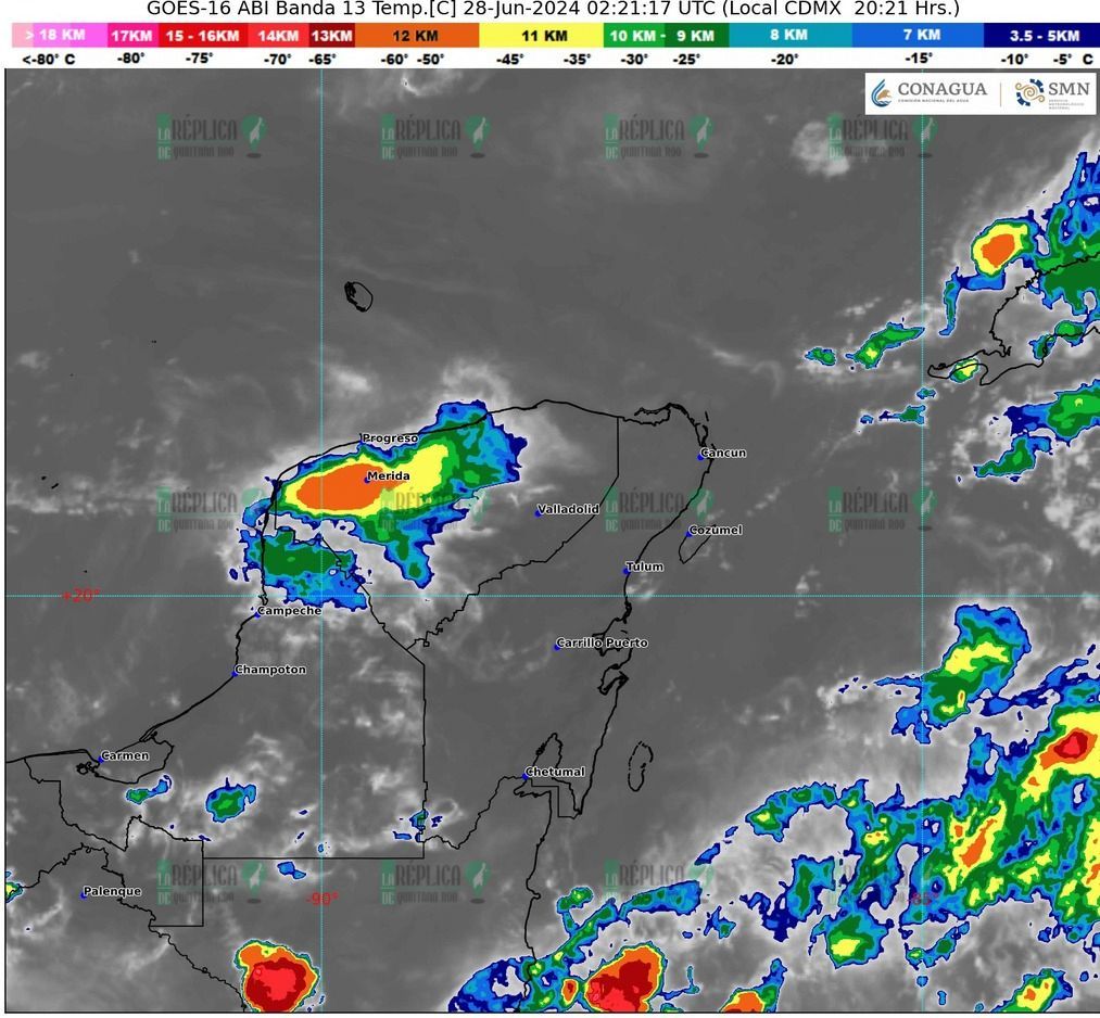 Onda tropical causará lluvias en Quintana Roo