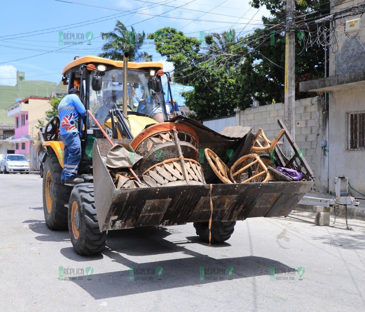 Programa de descacharrización llega a colonia Ejido