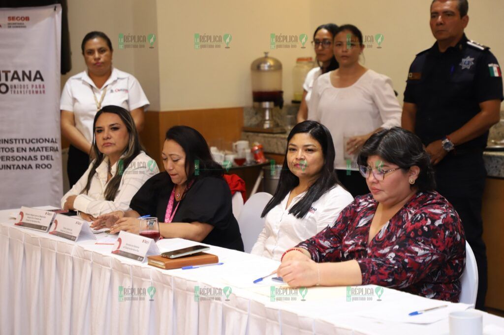 Fortalece Quintana Roo capacidades instaladas para combate de trata de personas