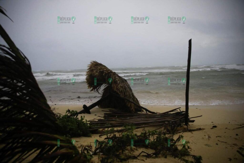 Tulum, con afectaciones menores, luego de impacto del huracán 'Beryl'