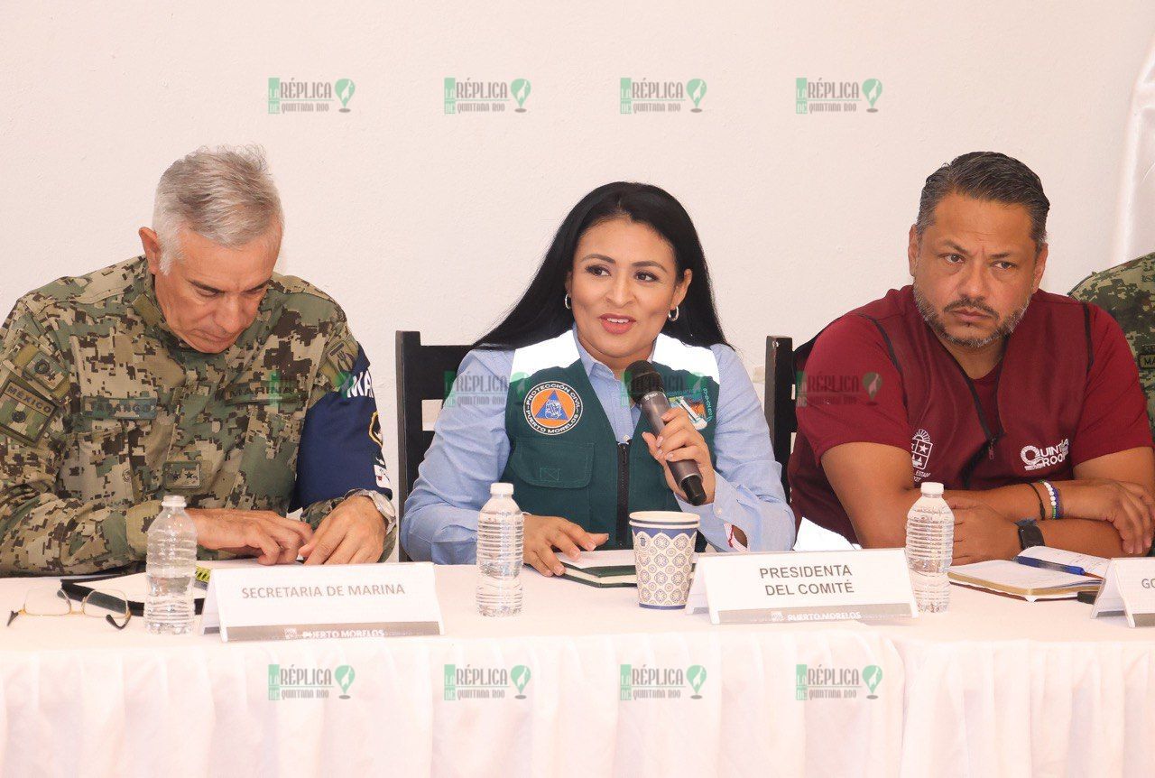 Reporta Blanca Merari saldo blanco en Puerto Morelos luego del paso del Huracán “Beryl”