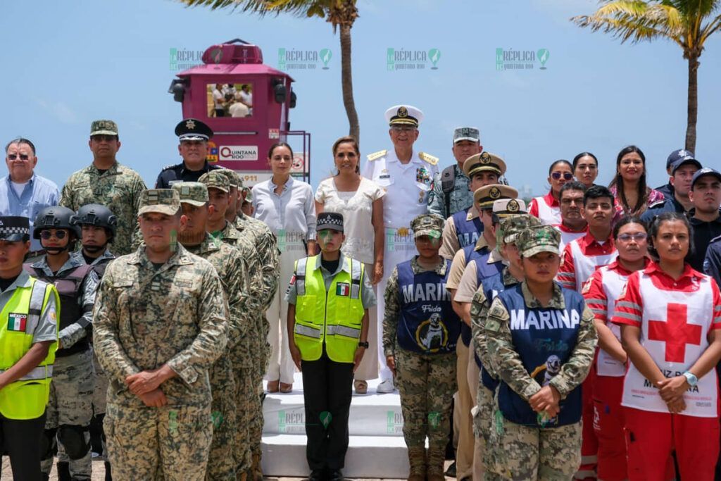 Pone en marcha Mara Lezama Operativo de Seguridad Vacacional de Verano Quintana Roo 2024