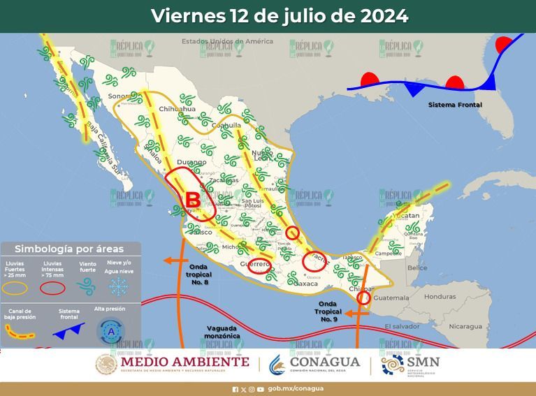 Anuncia SMN intervalos de chubascos para Quintana Roo