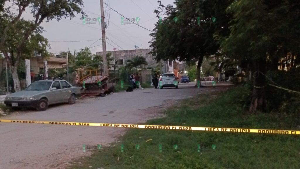 Ejecutan a un taxista en la colonia Maracuyá de Cancún; detienen a un sospechoso